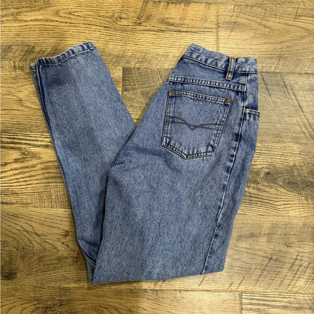 Vintage Anchor Blue Mom Jeans